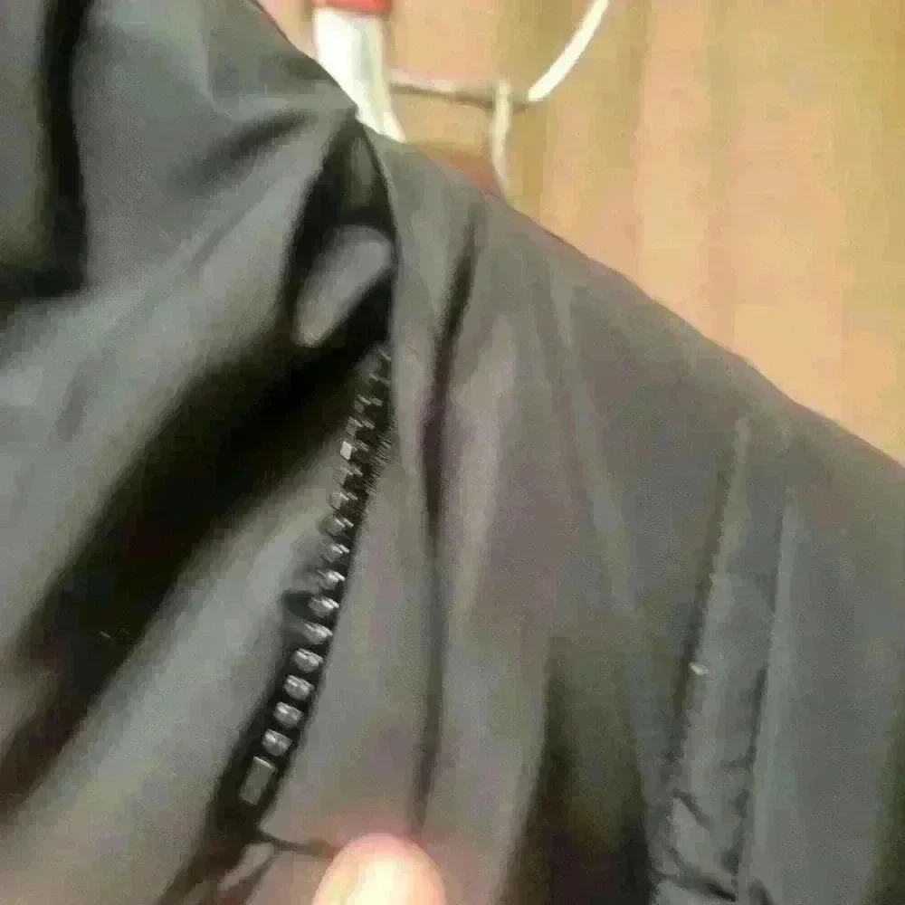 Soia & Kyo Long Black down coat P.Small - Picture 4 of 9